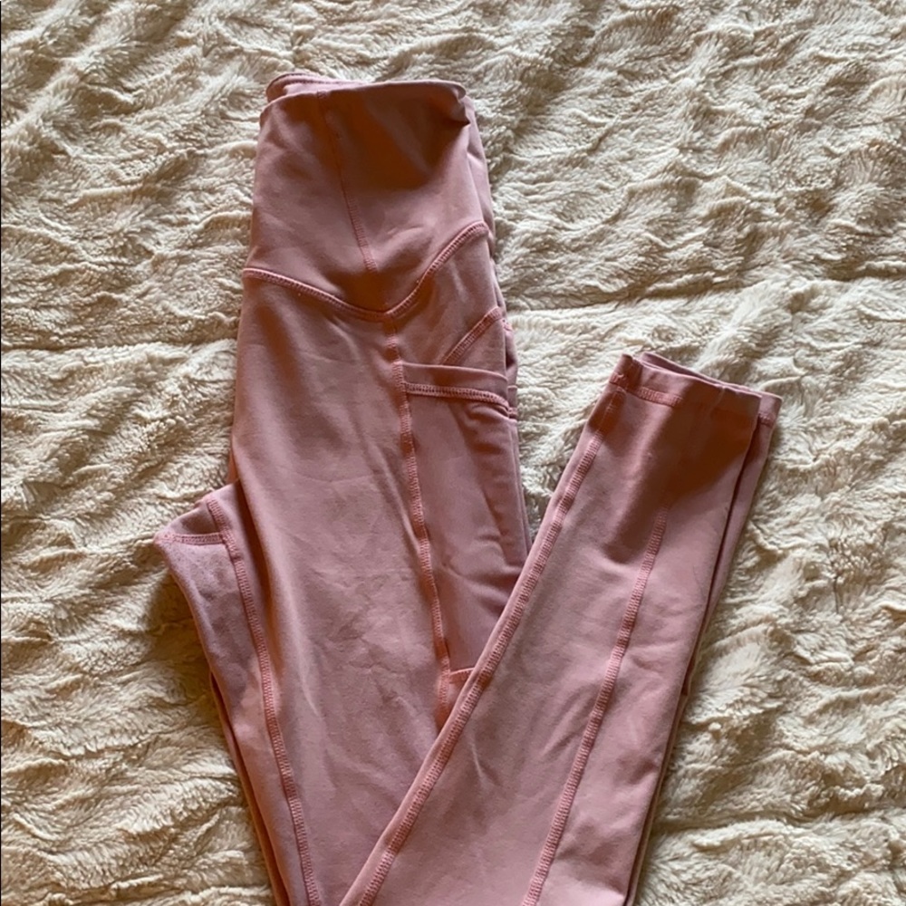 Light pink buffbunny leggings